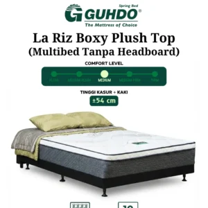 Multibed La Riz Boxy Plush Top Tanpa Headboard