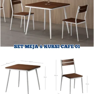 Set Meja & Kursi Cafe 01