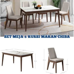 Set Meja & Kursi Makan Chiba