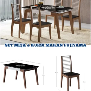 Set Meja & Kursi Makan Fujiyama
