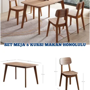 Set Meja & Kursi Makan Honolulu