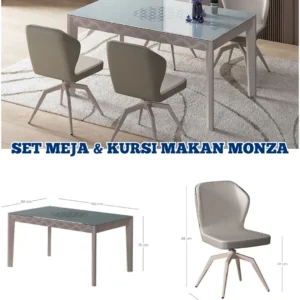 Set Meja & Kursi Makan Monza