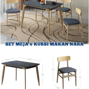 Set Meja & Kursi Makan Nara