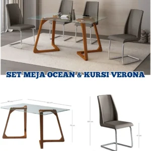 Set Meja Ocean & Kursi Verona