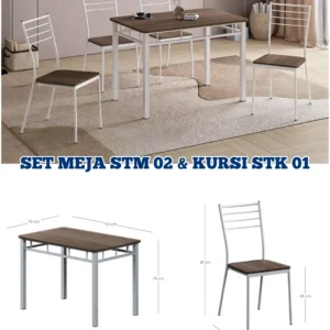Set Meja STM 02 & Kursi STK 01